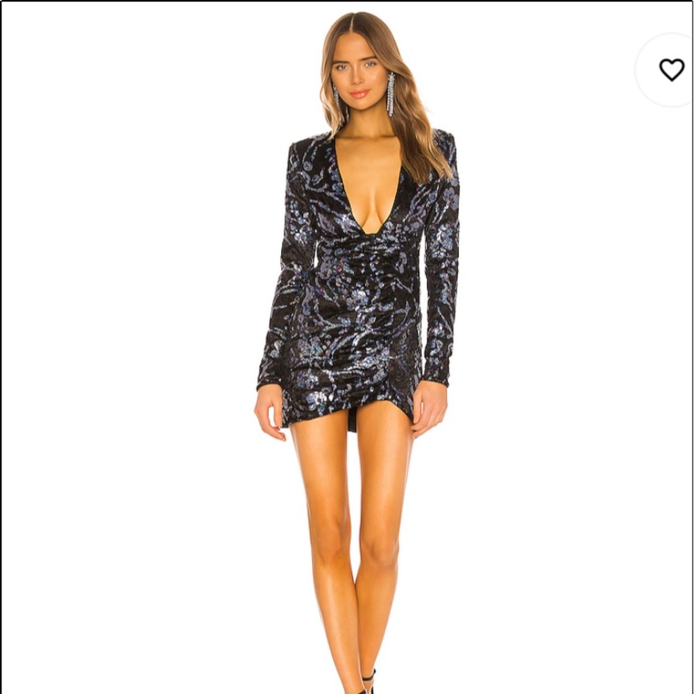 Teagan Mini Dress in Dusk Blue